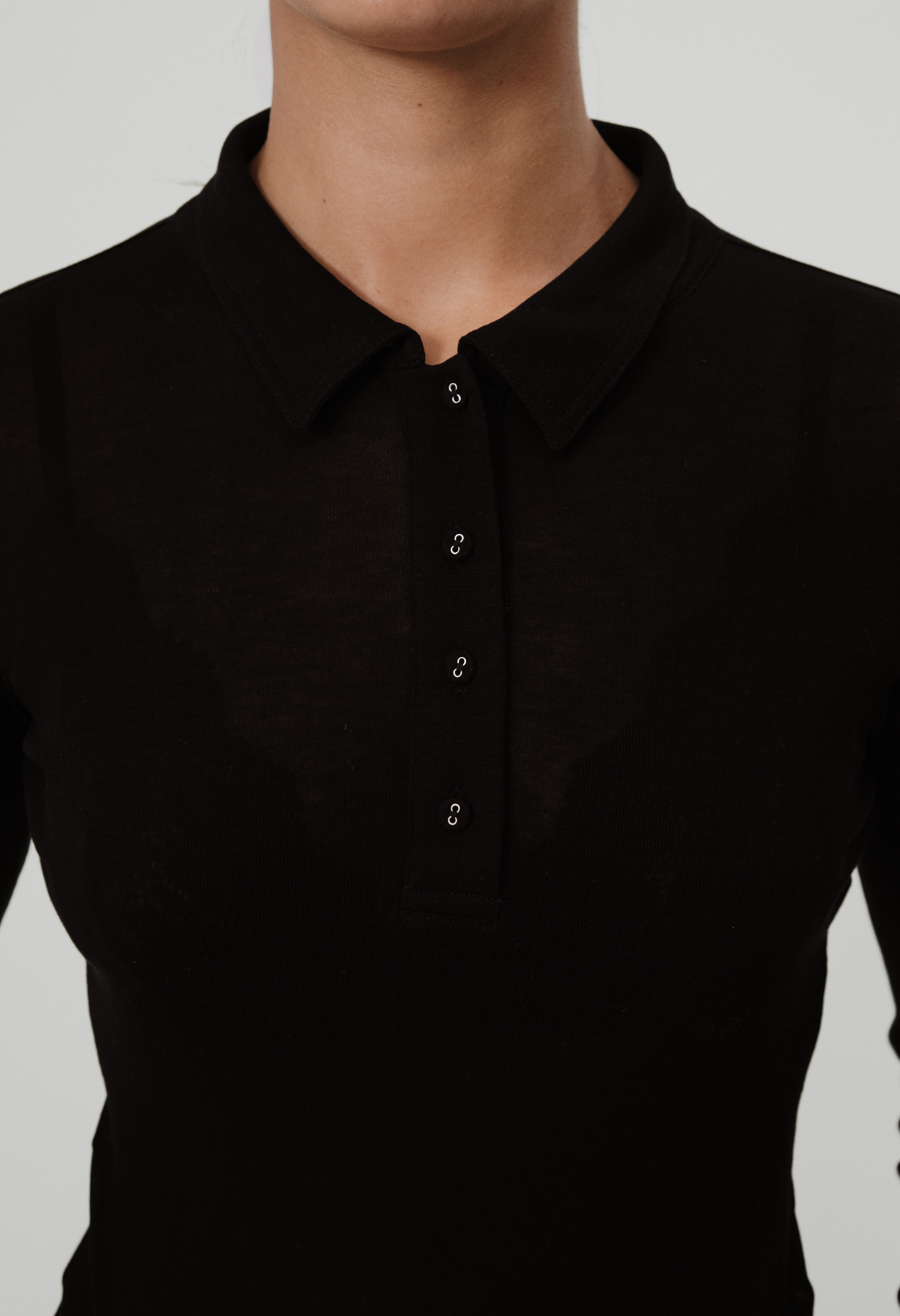 INES POLO NECK TOP