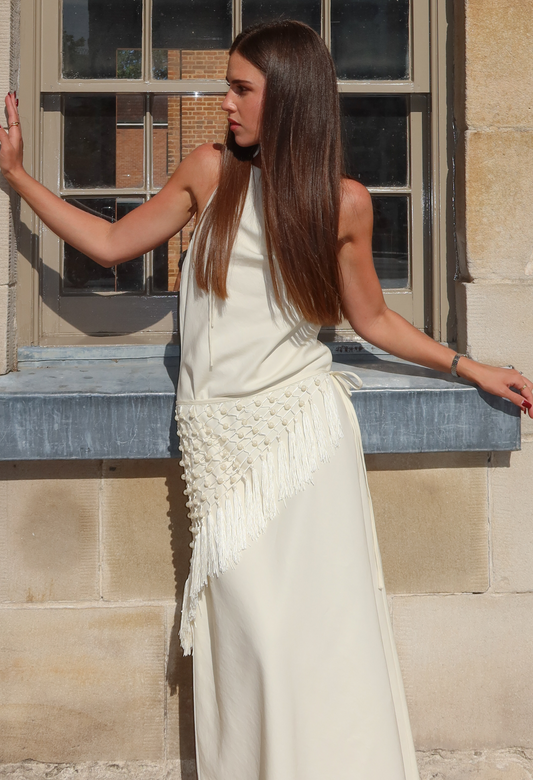 MANON BEADED SCARF DRESS