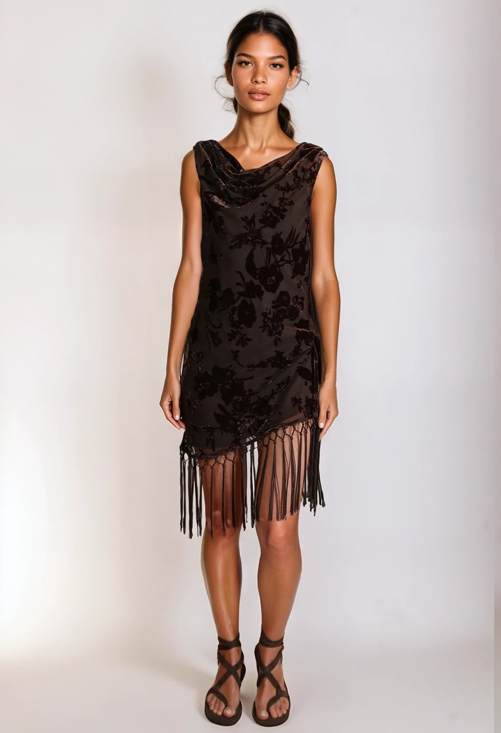 ASTLEY COWL MINI DRESS – Tohen