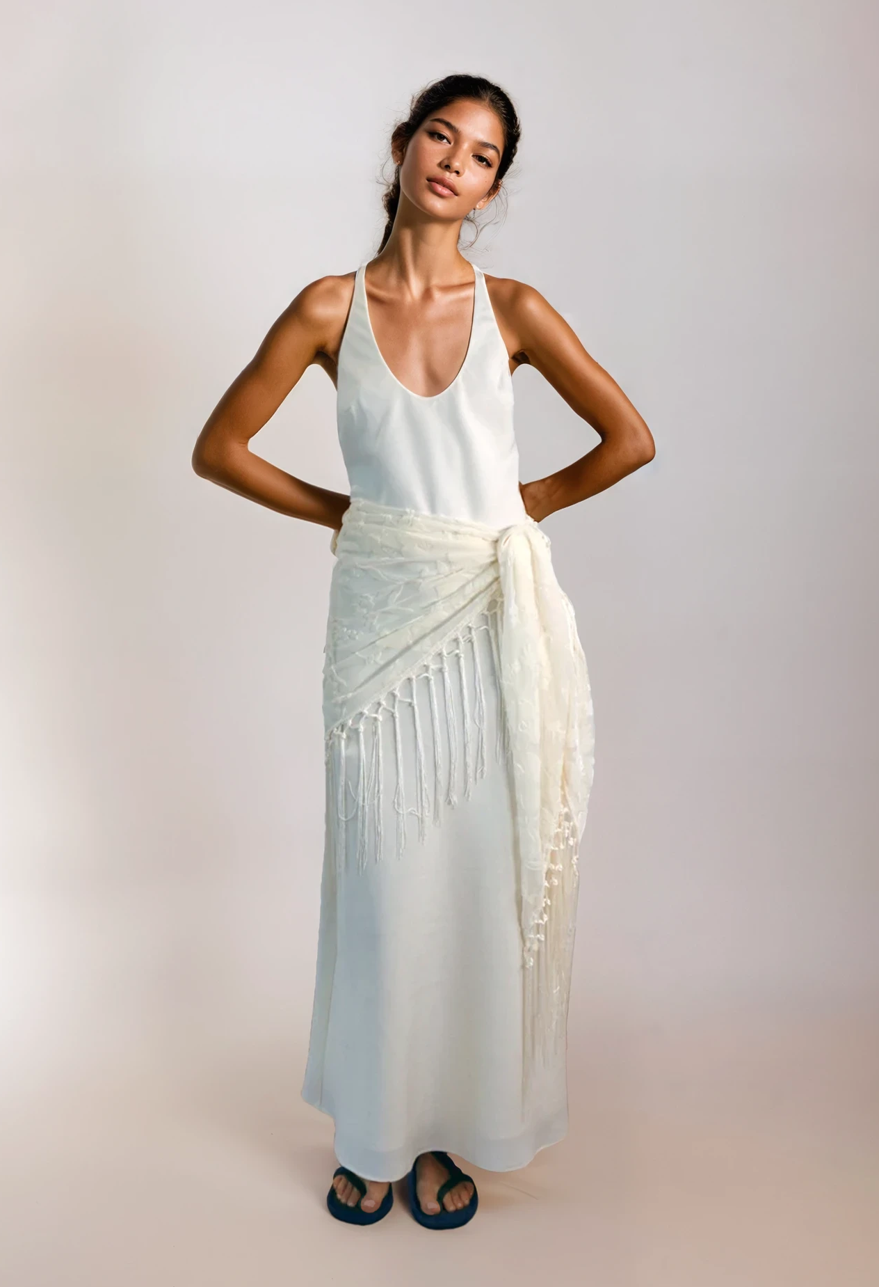 MANON MIDI SCARF DRESS