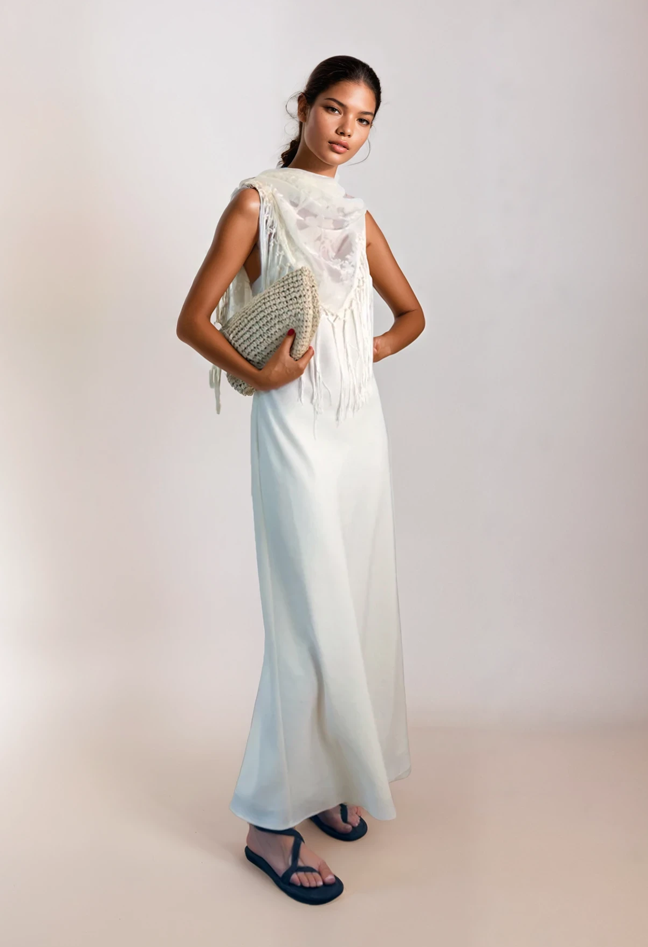 MANON MIDI SCARF DRESS