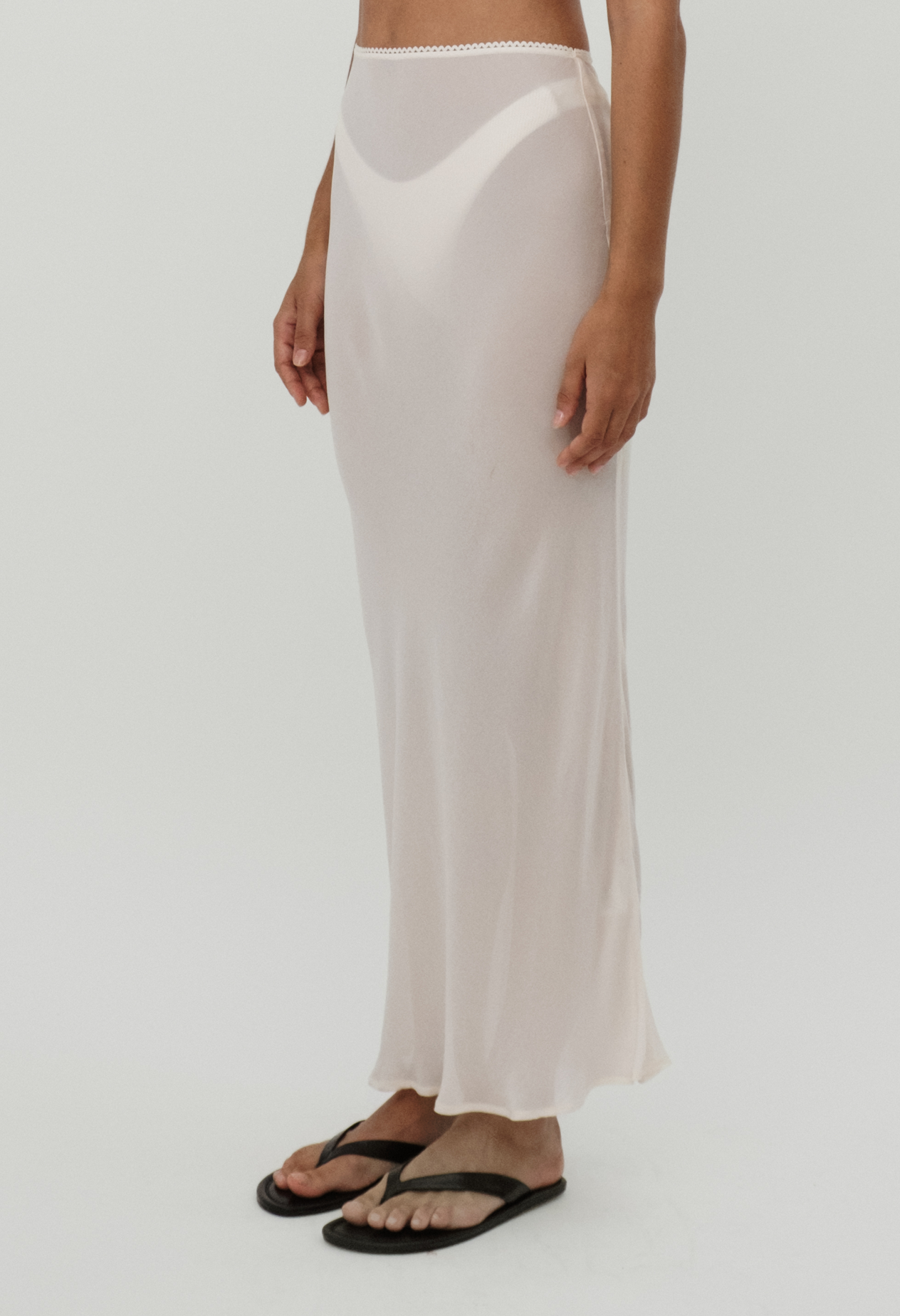ANOUK SHEER SLIP SKIRT