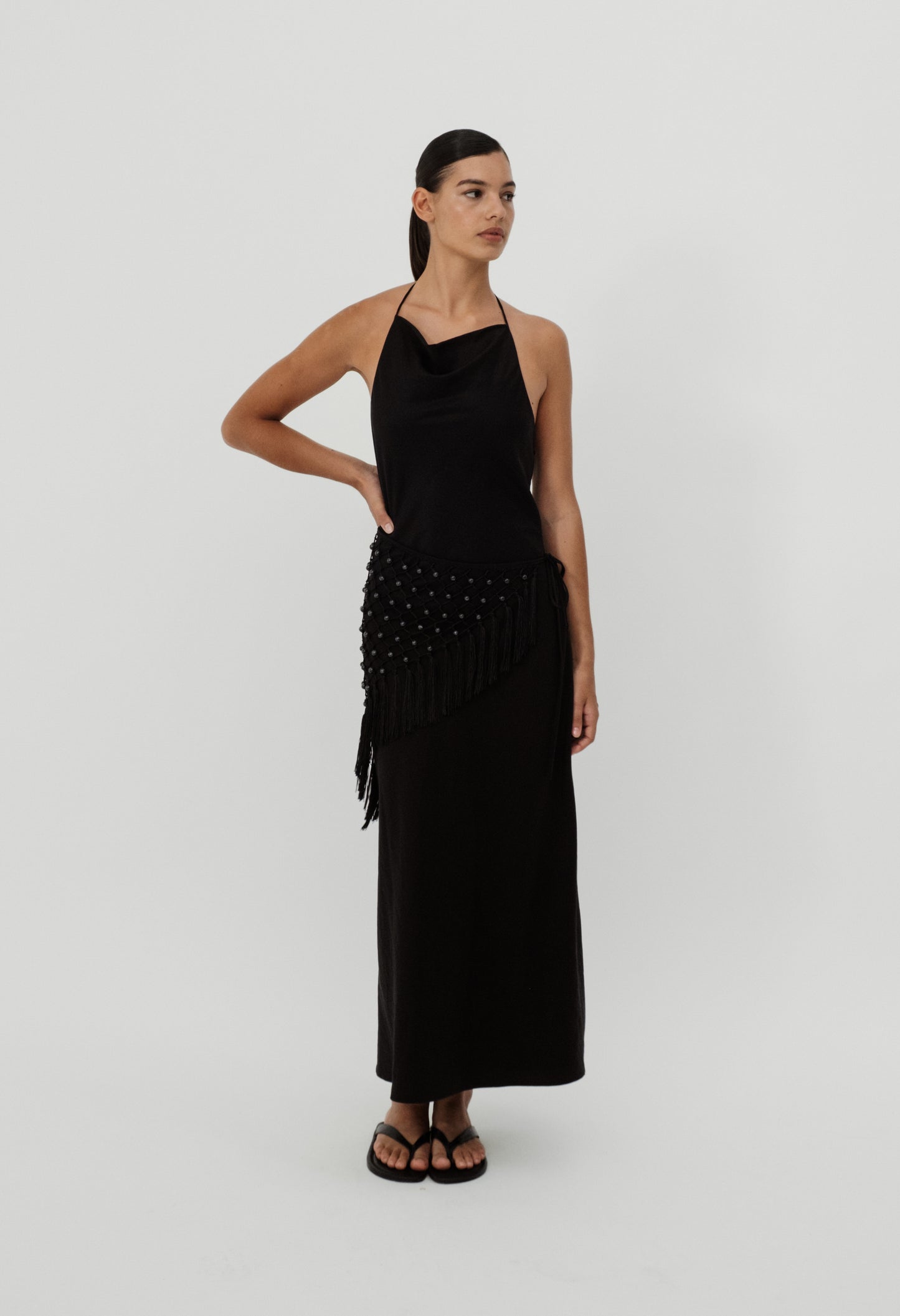 MANON BEADED SCARF DRESS