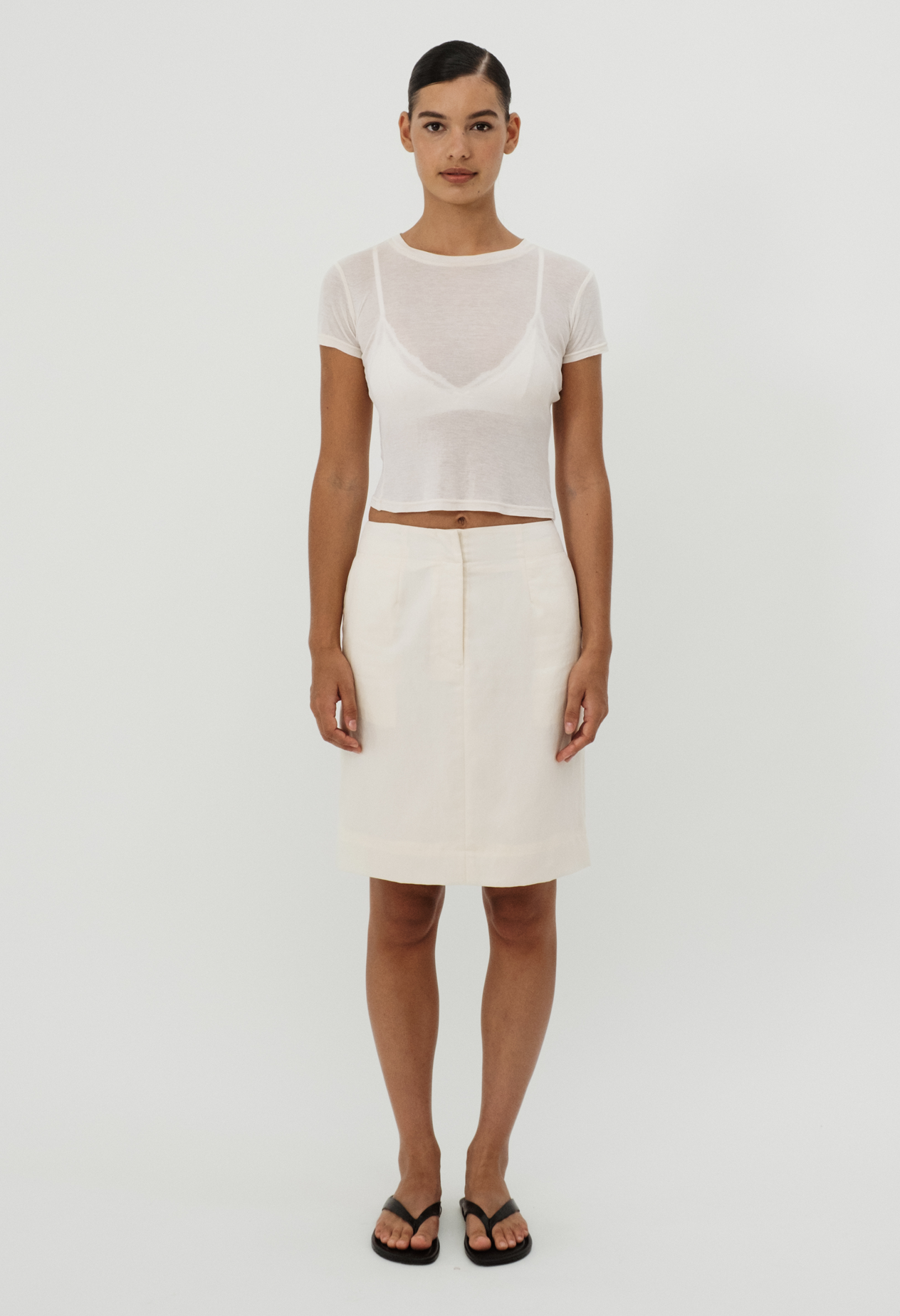 MANON KNEE LENGTH SKIRT