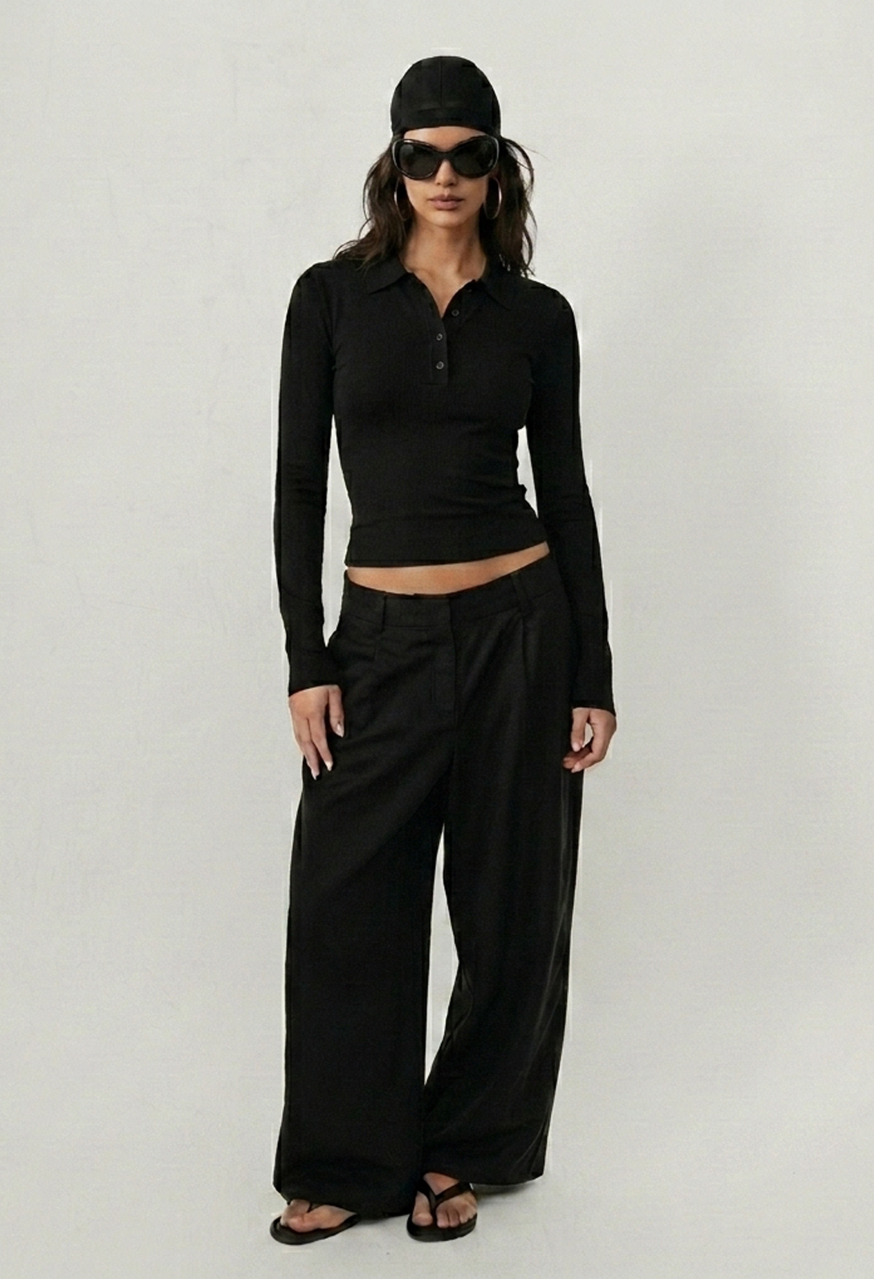 INES POLO NECK TOP