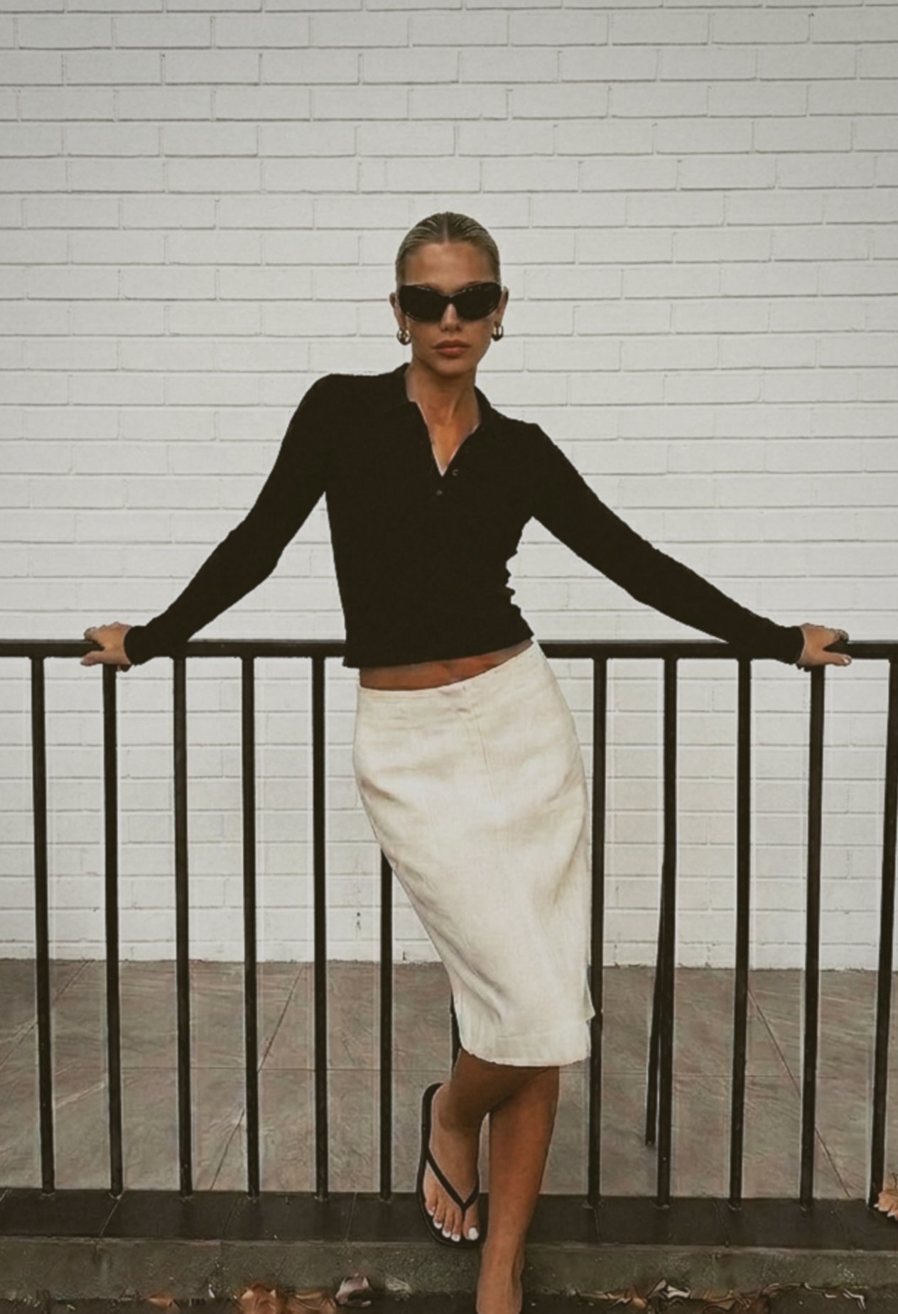 MANON KNEE LENGTH SKIRT