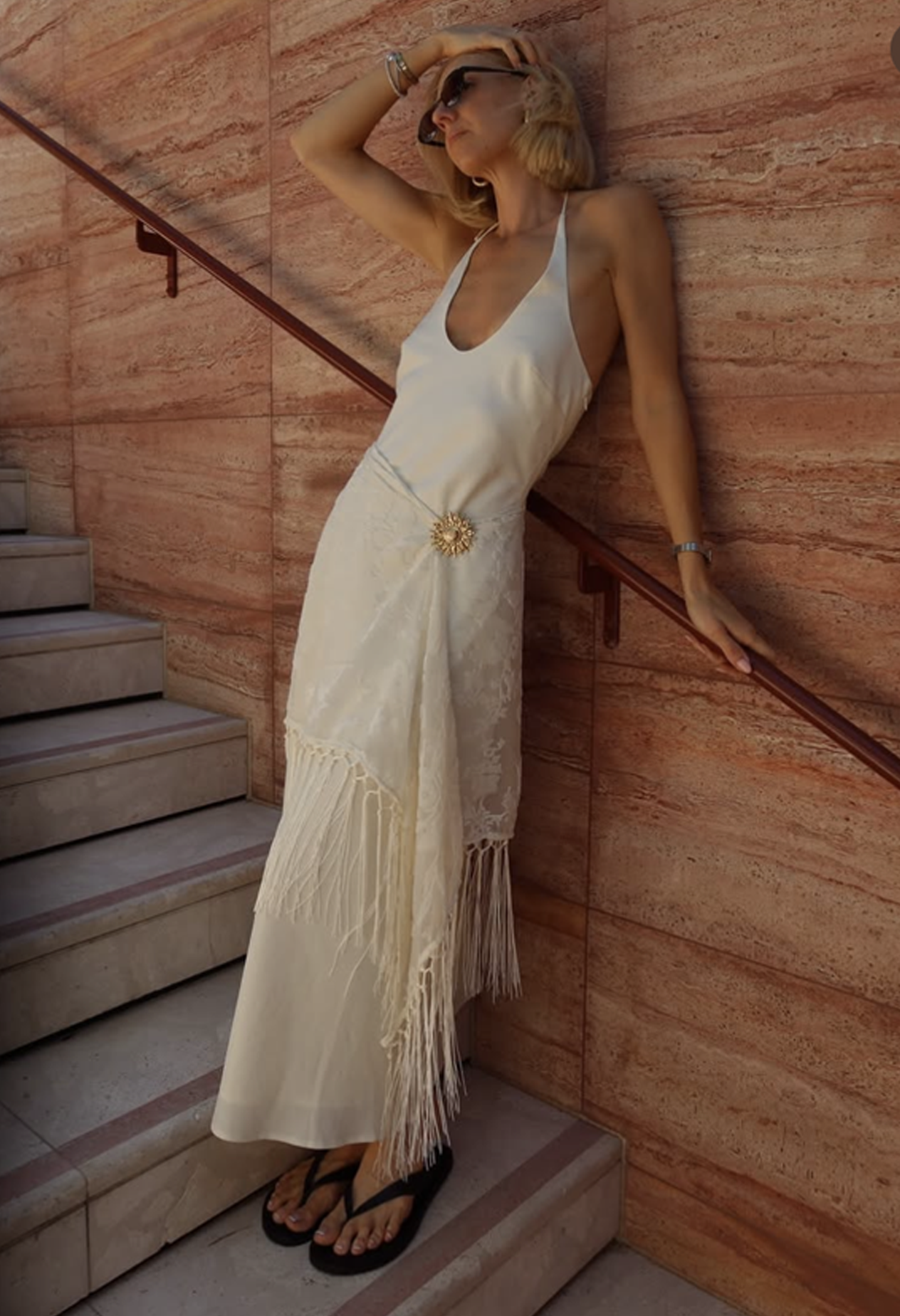 MANON MIDI SCARF DRESS